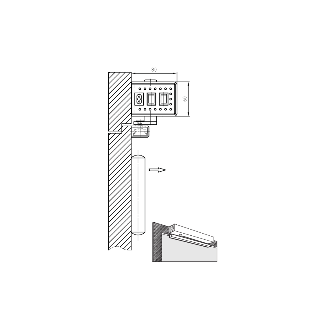 Aido Automatic Swing Door Assistant XL C 4300 By Dormakaba Ramkey