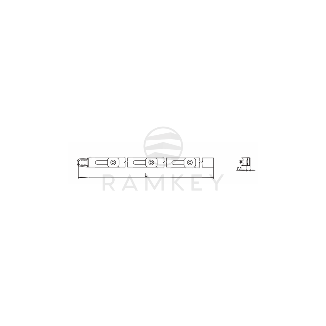 Sliding Folding Transmission Rod 330 System Ramkey