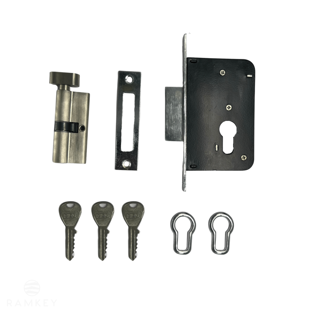 85mm Aluminium Door Lock Ramkey 3225