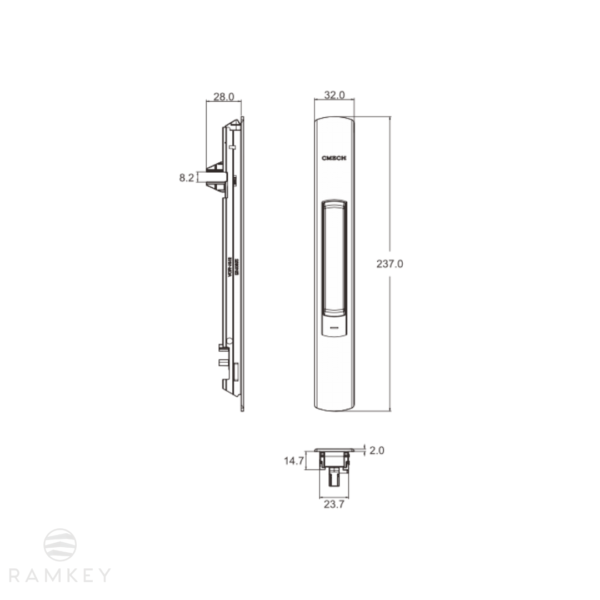 cmech-Multi-point-Concealed-lock